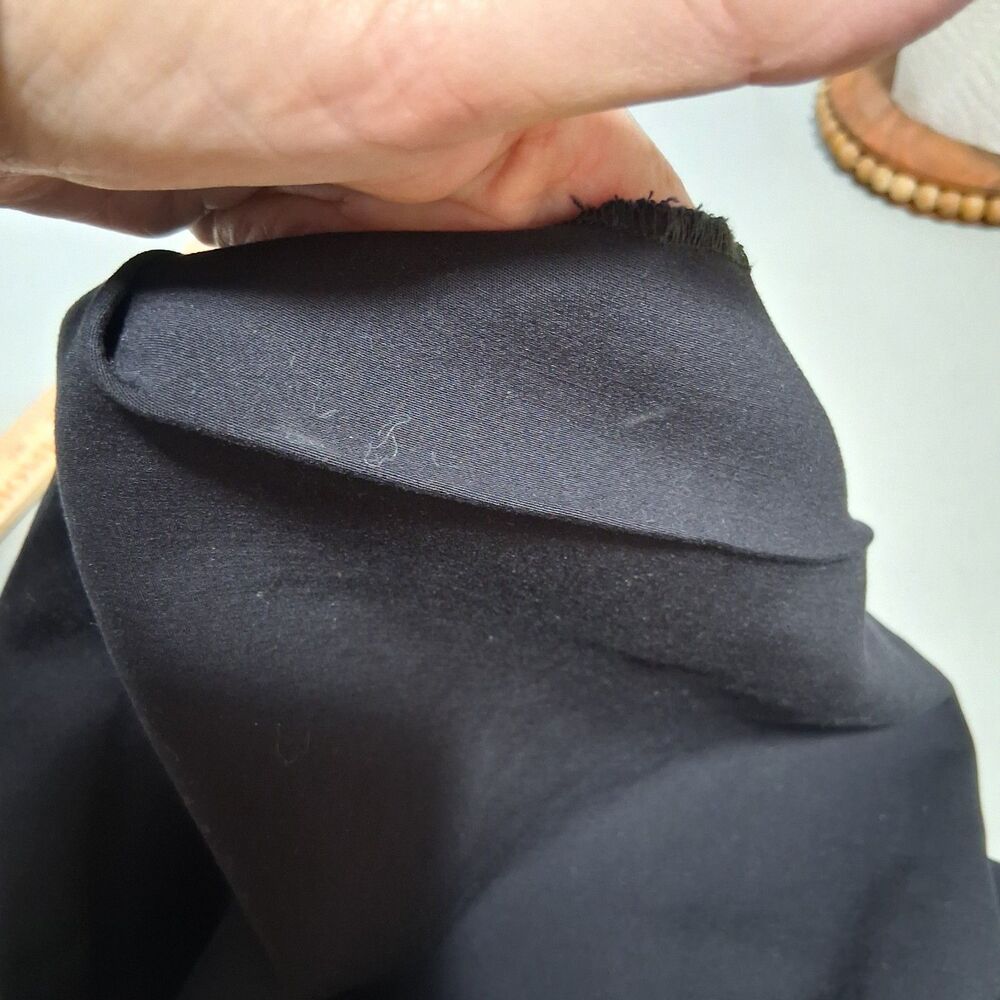 Reformation Wide Leg Ankle Pants Size 10 Black Tailored Minimalist USA Made - Picture 14 of 14